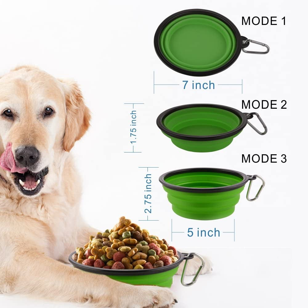 β¨ Must-Have Travel Dog Bowls! ππ₯€π½οΈ 34oz Collapsible & Portable - Perfect for Adventures! πΎ 2-Pack in Fun Green & Blue! ππ #PetEssentials #DogLovers