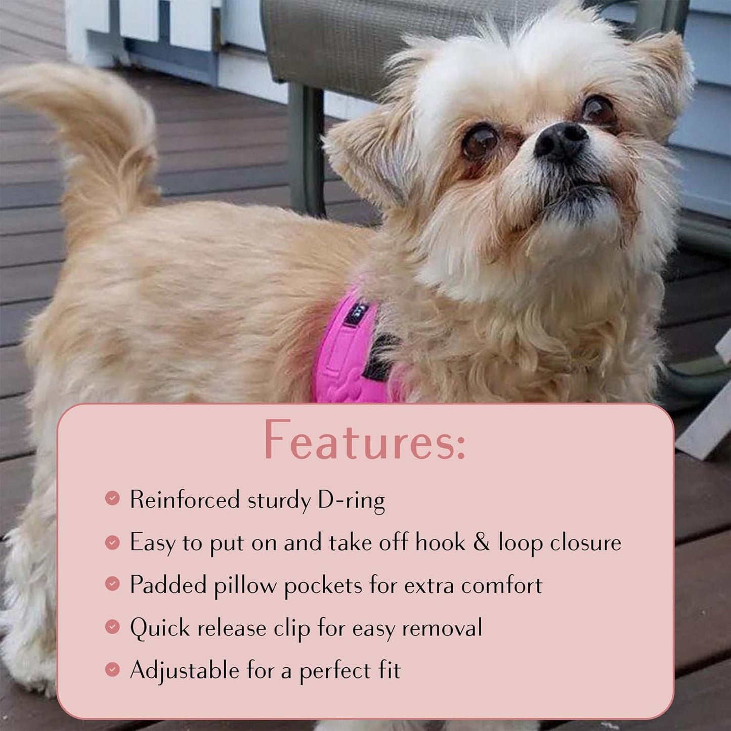 Say goodbye to pulling! 🐾 Discover our Comfort Fit Dog Harness - soft, padded, and adjustable for all sizes. Perfect for walks, jogs, and training your furry friend! 🐶❤️ #DogLovers #NoPullHarness #HappyPups