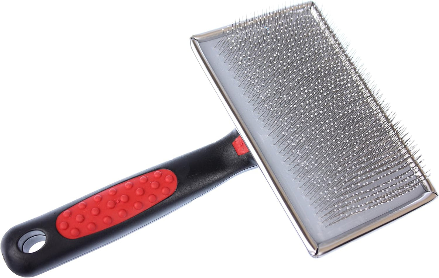 Soft Flat Slicker Brush with Coated Pin Tips, Large/X-Large for Professional Grooming by
