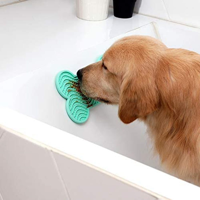 Ultimate Dog Lick Pad Set - 3 Pack Boredom & Anxiety Reliever for Bath Time with Strong Suction - Perfect for Peanut Butter Treats!