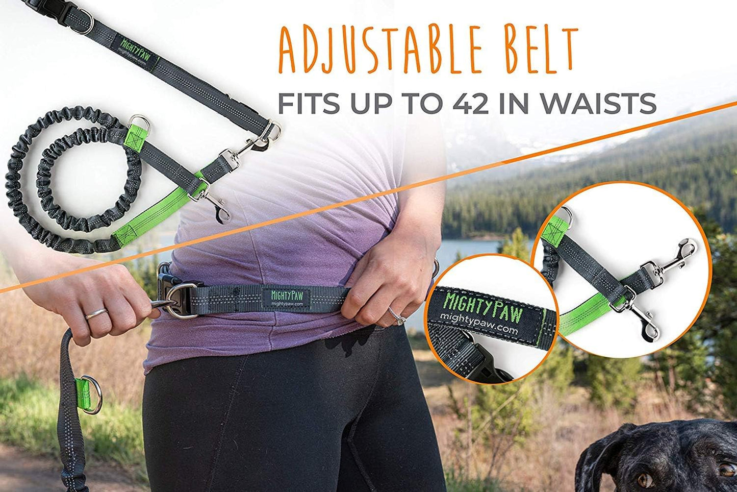 Say goodbye to tangled leashes! 🐾🚶♀️ Check out our Hands-Free Bungee Waist Leash for hassle-free dog walks with your furry friends! Perfect for all breeds and sizes! 💪🐶 #DogWalking #HandsFreeLeash