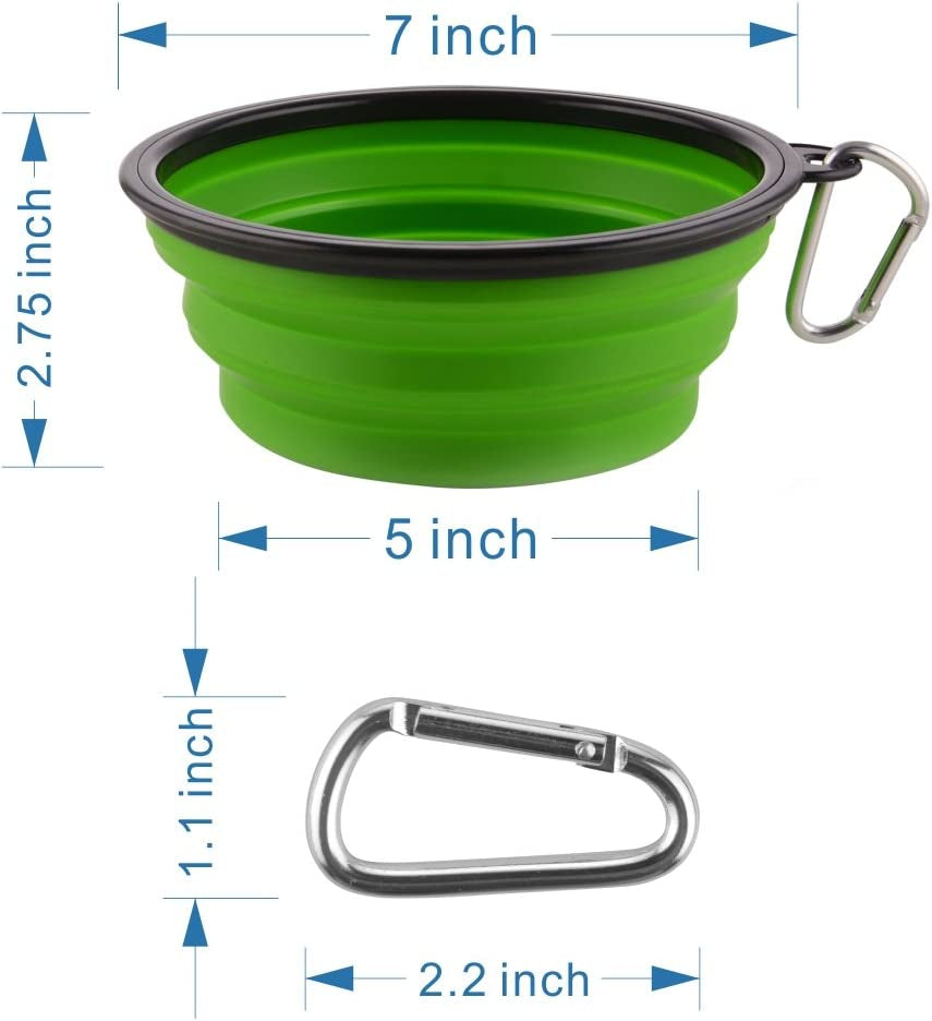 β¨ Must-Have Travel Dog Bowls! ππ₯€π½οΈ 34oz Collapsible & Portable - Perfect for Adventures! πΎ 2-Pack in Fun Green & Blue! ππ #PetEssentials #DogLovers