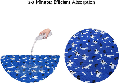 Yangbaga Washable Pee Pad for Dogs, 36X64In Extra Large Non Slip Puppy Pad, Extra Thick Whelping Pad with Great Urine Absorption, Odor Control Training Pad (16 * 23.6 In(Pack of 4))