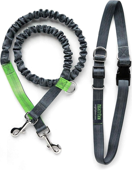 Say goodbye to tangled leashes! 🐾🚶‍♀️ Check out our Hands-Free Bungee Waist Leash for hassle-free dog walks with your furry friends! Perfect for all breeds and sizes! 💪🐶 #DogWalking #HandsFreeLeash