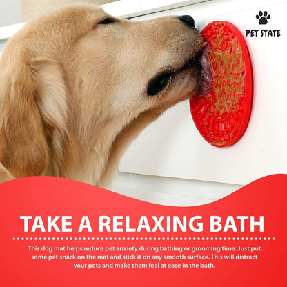 Ultimate Dog Lick Pad Set - 3 Pack Boredom & Anxiety Reliever for Bath Time with Strong Suction - Perfect for Peanut Butter Treats!