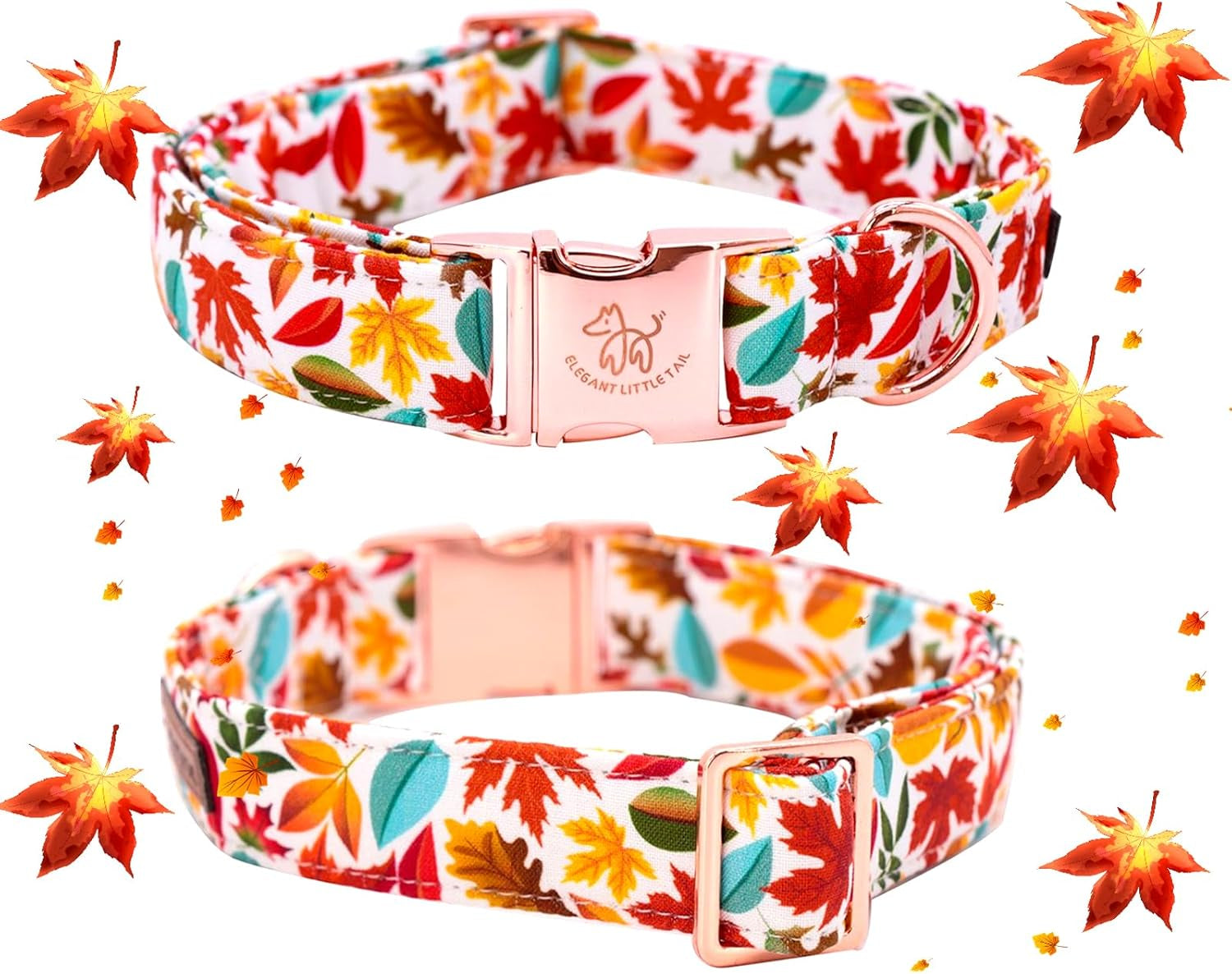 Stylish Fall Dog Collars with Bow Ties - Perfect for Your Furry Fashionista! 🍂🐾