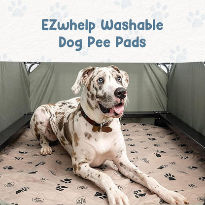 Mess? Paws-itively Gone! 🐾 Snag Our 2-Pack of Reusable Dog Pee Pads – Washable, Waterproof & Whelping-Approved!🐶💧 Sizes: 16.5x19.5 Inches with Rounded Corners for Furry Comfort!✨