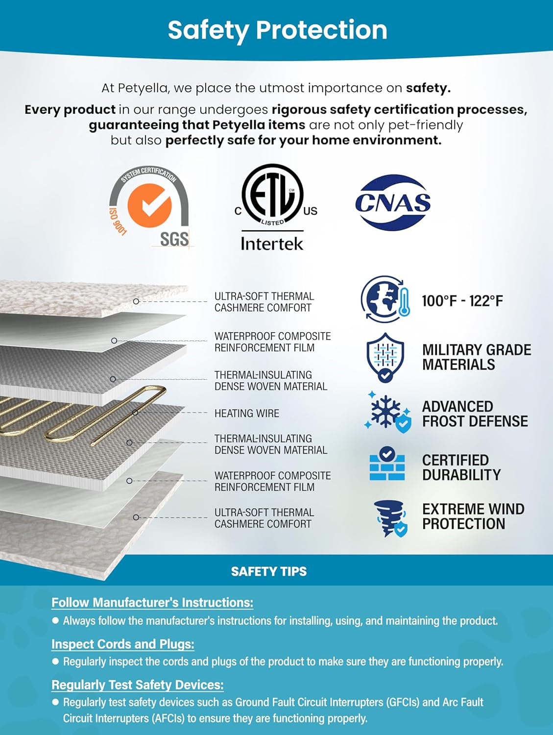 Heated Cat House for outside - Heated Outdoor Cat House Weatherproof - Cat Houses for Cats - Waterproof Cat Shelter