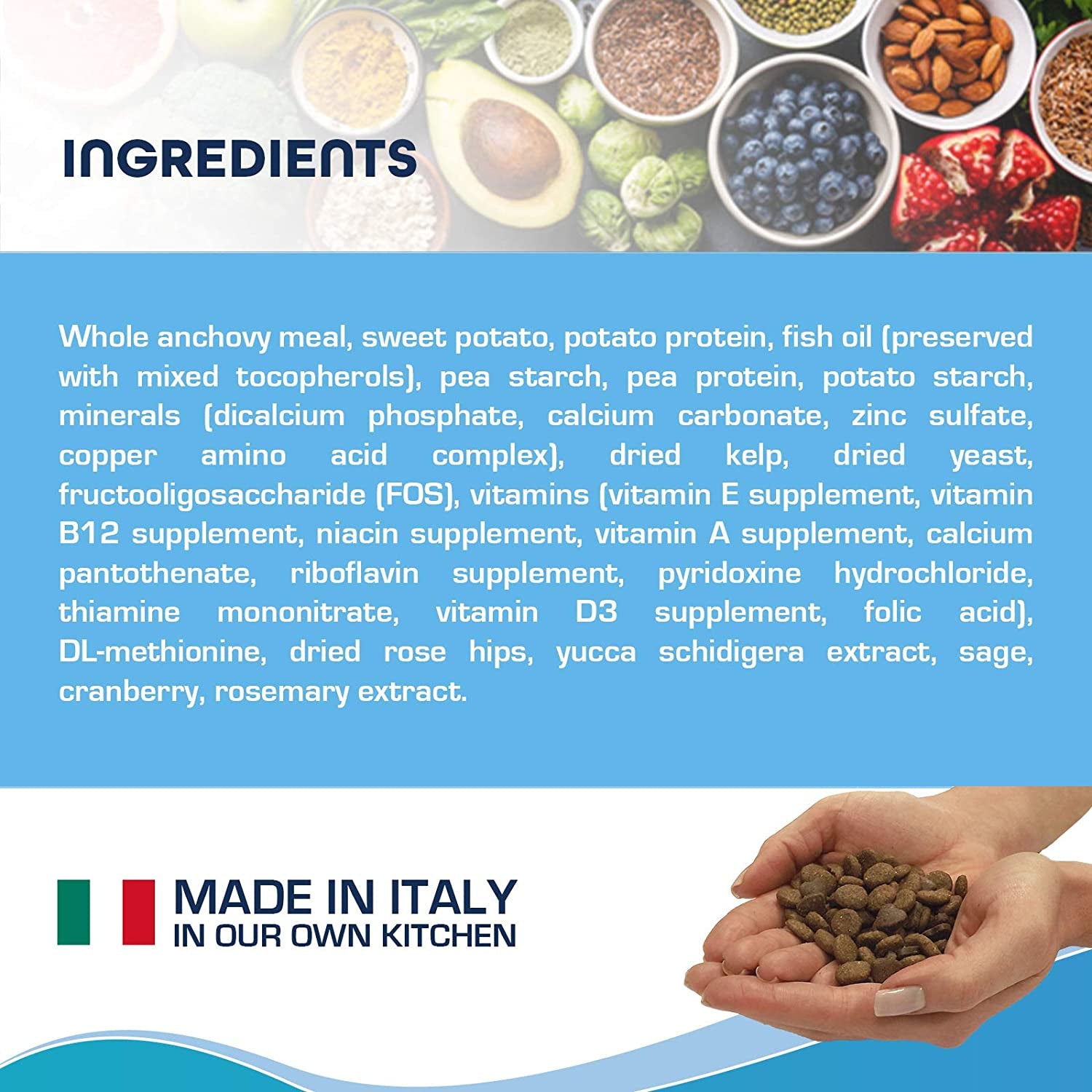 Forza10 Legend Sensitive Skin Dog Food, Grain Free Dry Dog Food for Sensitive Skin with Curative Herbs, Wild Caught Anchovy Flavor Allergy Dog Food, for Adult Dogs, Pack of 1 (5 Pounds)