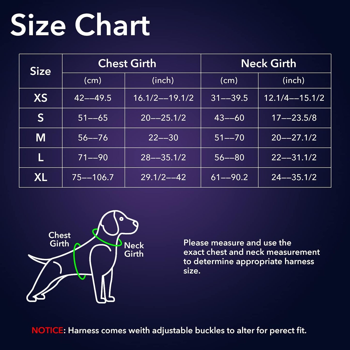 Yfbrite Light up Dog Harness - USB Rechargeable LED Dog Harness with Reflective Strips, Comfortable Adjustable Sizes (Green, Medium)