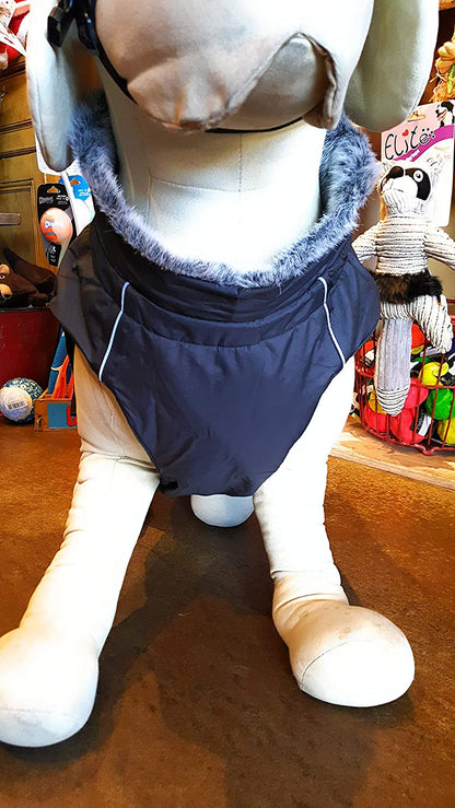 Mt. Tallac Winter Dog Coat - Technical Jacket Is, Black, Size 22" - 55Cm