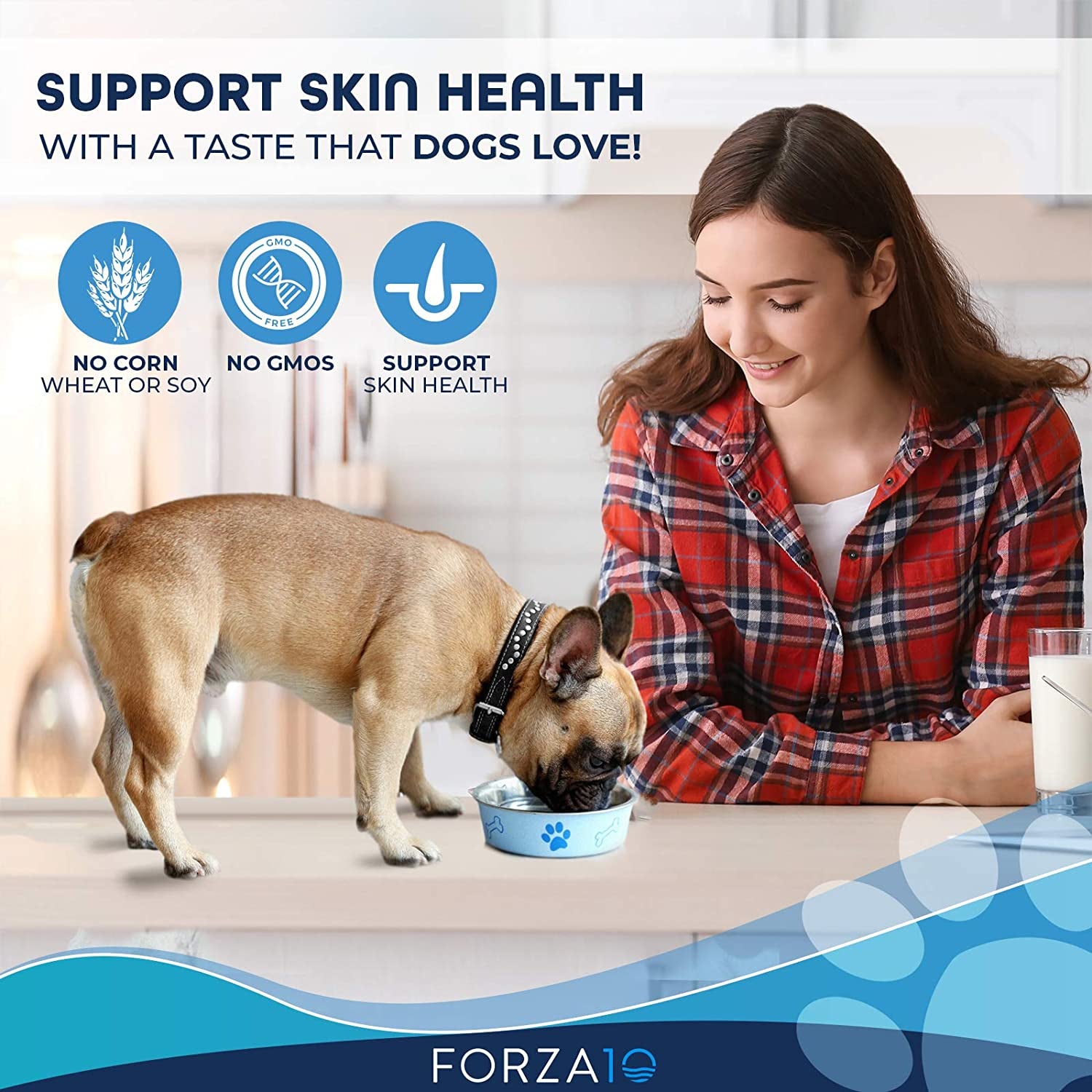 Forza10 Legend Sensitive Skin Dog Food, Grain Free Dry Dog Food for Sensitive Skin with Curative Herbs, Wild Caught Anchovy Flavor Allergy Dog Food, for Adult Dogs, Pack of 1 (5 Pounds)
