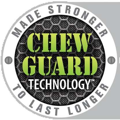 Playclean Germs Squeaky Plush Dog Toy with Odor-Eliminating Essential Oils, Chew Guard Technology - Purple, Large