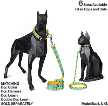 Tropical Vibes for Your Furry Friends! 🐾🌴 Stylish Cat & Dog Collars and Leashes for All Sizes! 🐶😻