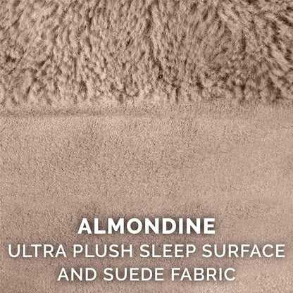 Upgrade your pup's comfort with our Orthopedic Dog Bed! Perfect for medium to large dogs (up to 55 lbs), featuring removable bolsters and a washable cover. Plush suede in Almondine! 🐾🛏️ #DogLovers #PetComfort