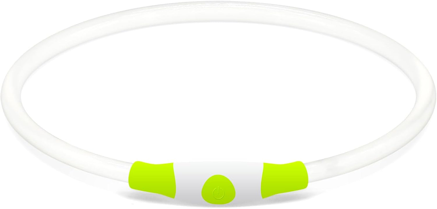 Led Dog Collar, BSEEN USB Rechargeable Flash Dog Necklace Light, Pet Safety Collar Makes Your Beloved Dogs Be Seen at Night for Small Medium Large Dogs(Green)