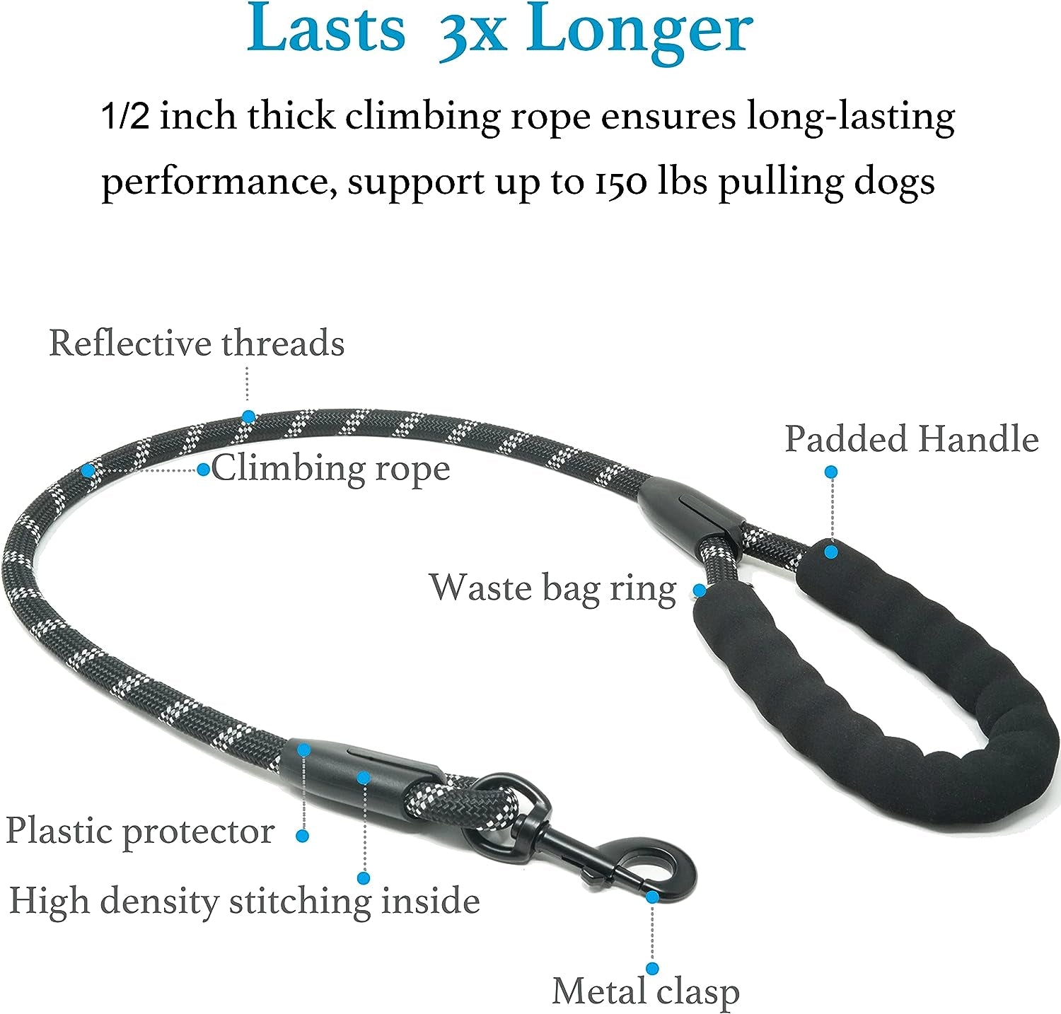Walk Together, Untangled! 🐾✨ Introducing the Dual Dog Leash - 360° Swivel & Shock Absorbing Bungee for Stress-Free Strolls with Your Furry Duo! Perfect for Large Pups (25-150 Lbs) 🐶❤️ #DogLovers #PetParenting
